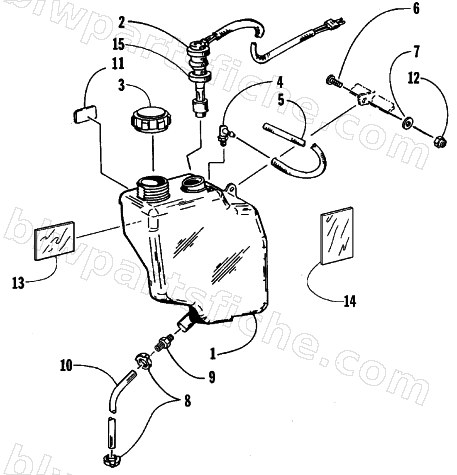 OIL TANK ASSEMBLY diagram