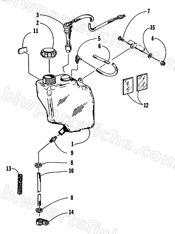 OIL TANK ASSEMBLY diagram