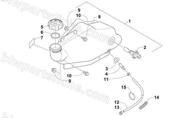 OIL TANK ASSEMBLY diagram