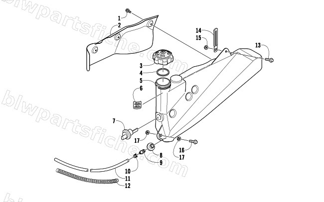 OIL TANK ASSEMBLY diagram
