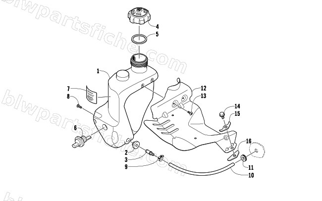 OIL TANK ASSEMBLY diagram