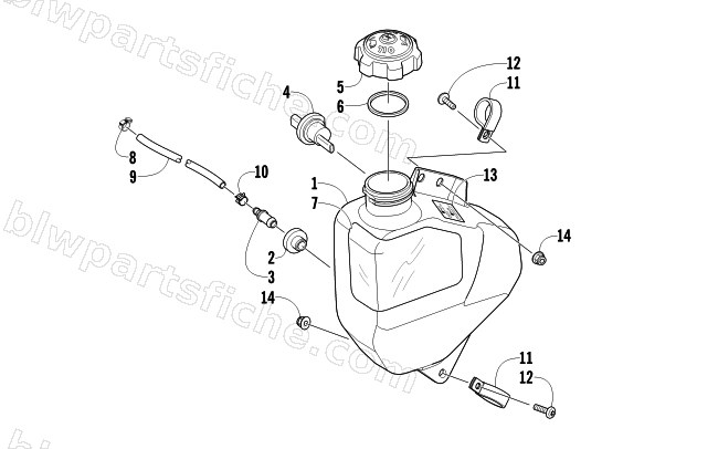 OIL TANK ASSEMBLY diagram