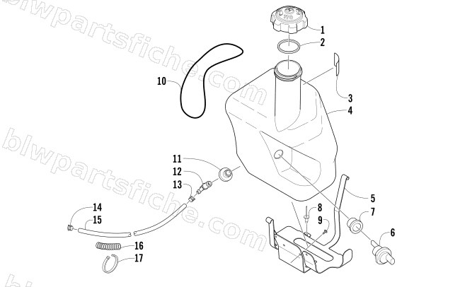 OIL TANK ASSEMBLY diagram