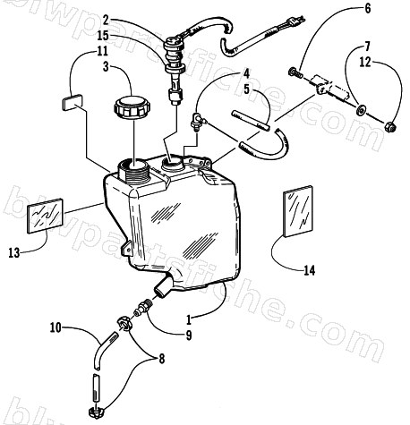 OIL TANK ASSEMBLY diagram