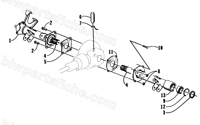 REAR AXLE ASSEMBLY diagram