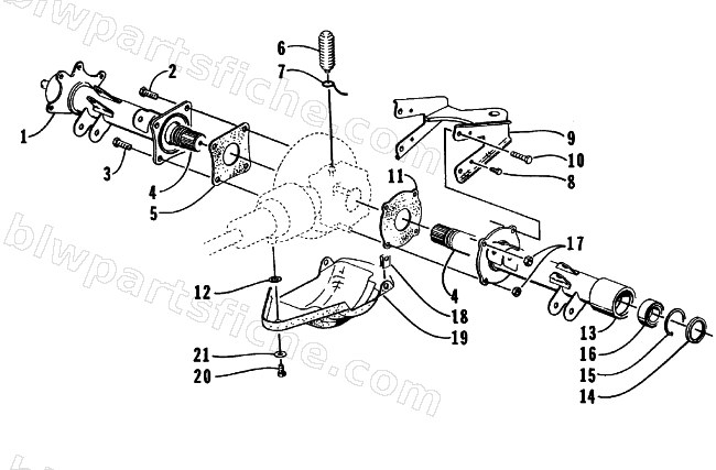 REAR AXLE ASSEMBLY diagram