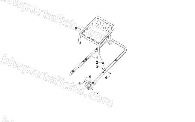 REAR BUMPER AND RACK ASSEMBLY diagram