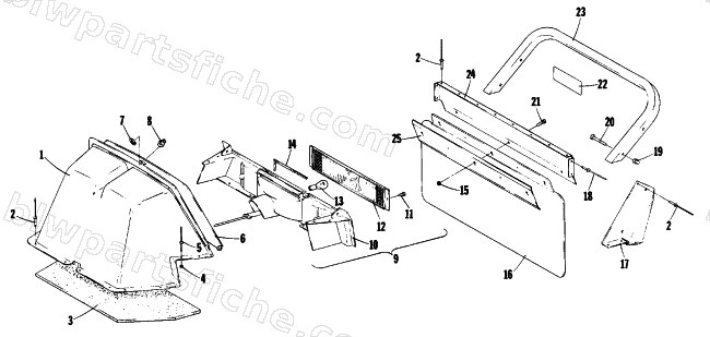 REAR SHROUD AND BUMPER diagram
