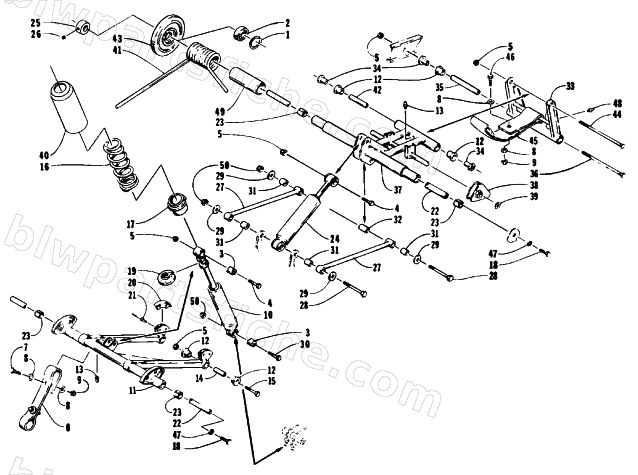 REAR SUSPENSION ARM ASSEMBLIES diagram
