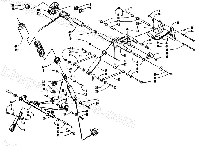 REAR SUSPENSION ARM ASSEMBLIES diagram