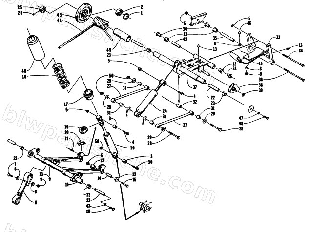 REAR SUSPENSION ARM ASSEMBLIES diagram