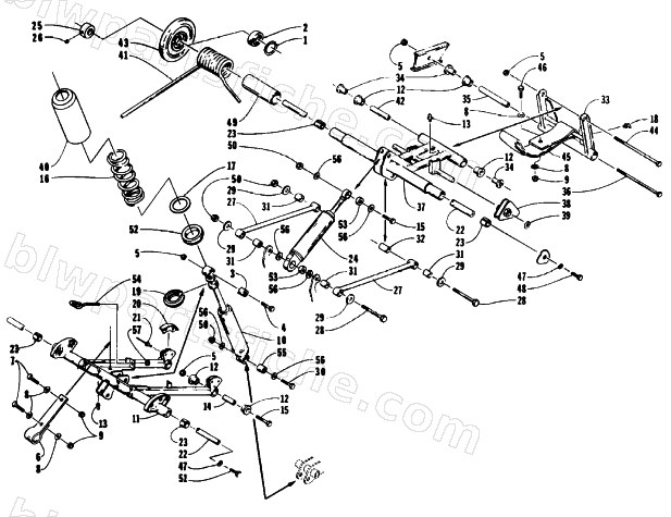 REAR SUSPENSION ARM ASSEMBLIES diagram