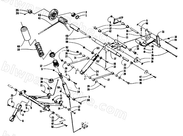 REAR SUSPENSION ARM ASSEMBLIES diagram