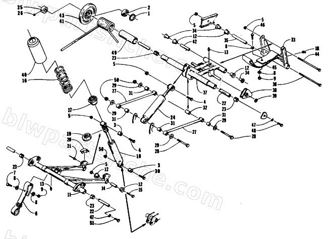 REAR SUSPENSION ARM ASSEMBLIES diagram