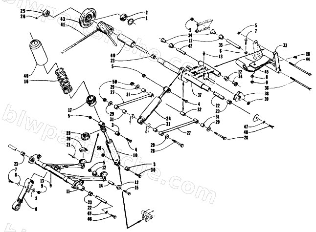REAR SUSPENSION ARM ASSEMBLIES diagram