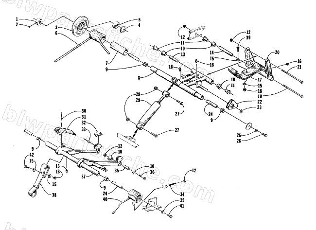 REAR SUSPENSION ARM ASSEMBLIES diagram