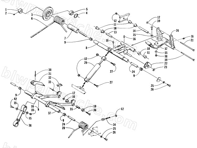 REAR SUSPENSION ARM ASSEMBLIES diagram