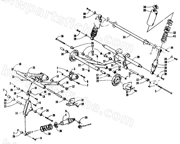 REAR SUSPENSION ARM ASSEMBLIES diagram