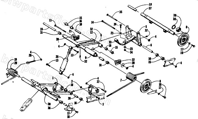 REAR SUSPENSION ARM ASSEMBLIES diagram