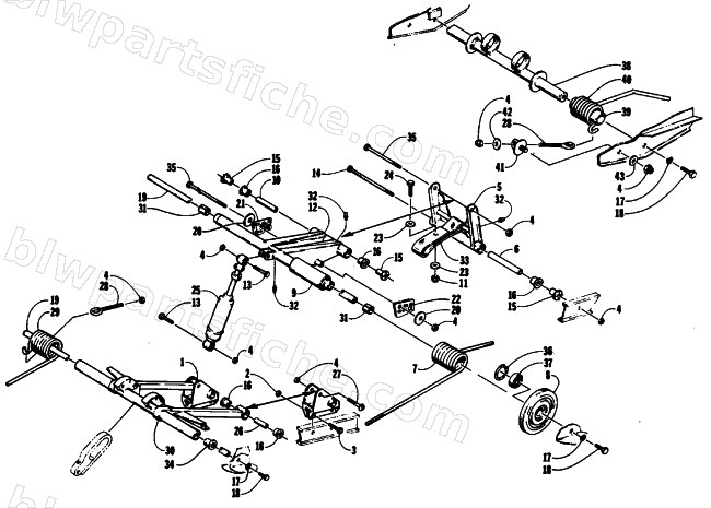 REAR SUSPENSION ARM ASSEMBLIES diagram