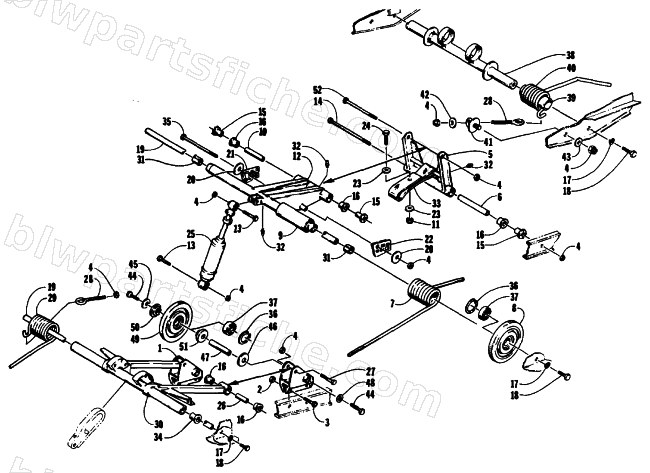 REAR SUSPENSION ARM ASSEMBLIES diagram