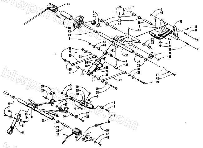 REAR SUSPENSION ARM ASSEMBLIES diagram