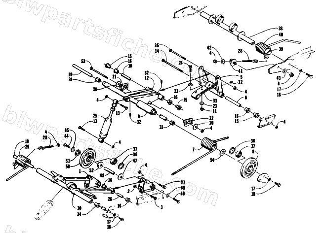 REAR SUSPENSION ARM ASSEMBLIES diagram