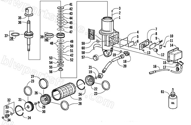 REAR SUSPENSION FRONT ARM SHOCK ABSORBER diagram
