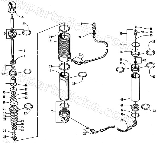 REAR SUSPENSION - FRONT ARM SHOCK ABSORBER diagram