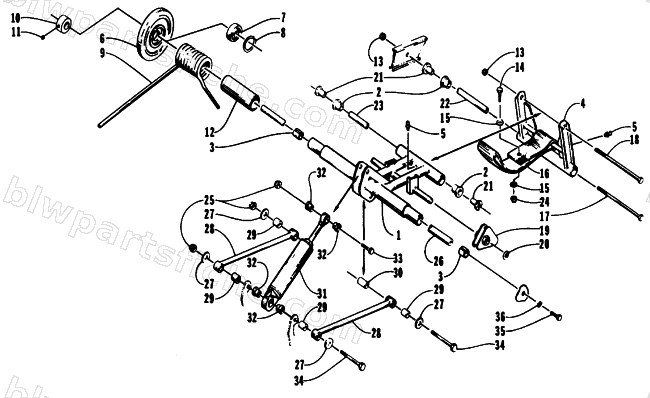 REAR SUSPENSION - REAR ARM ASSEMBLIES diagram