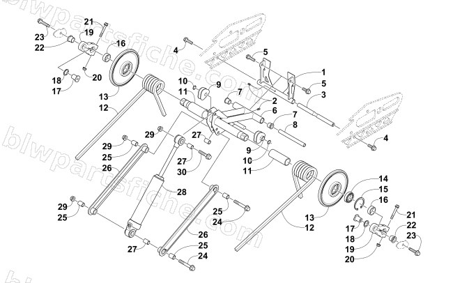 REAR SUSPENSION REAR ARM ASSEMBLY diagram