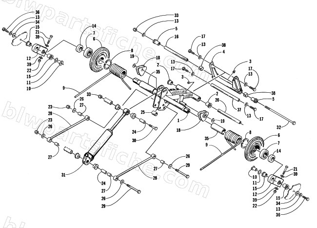 REAR SUSPENSION REAR ARM ASSEMBLY diagram
