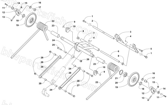 REAR SUSPENSION REAR ARM ASSEMBLY diagram