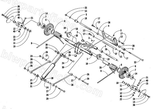 REAR SUSPENSION REAR ARM ASSEMBLY diagram