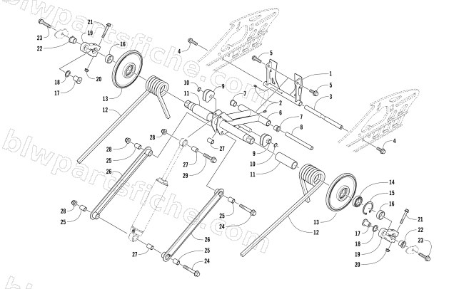 REAR SUSPENSION REAR ARM ASSEMBLY diagram