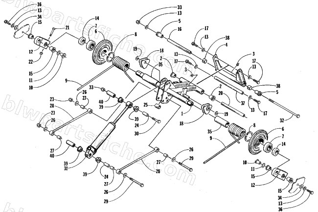 REAR SUSPENSION REAR ARM ASSEMBLY diagram