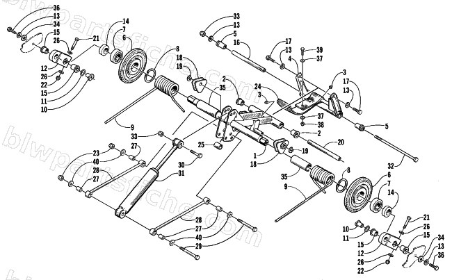 REAR SUSPENSION REAR ARM ASSEMBLY diagram