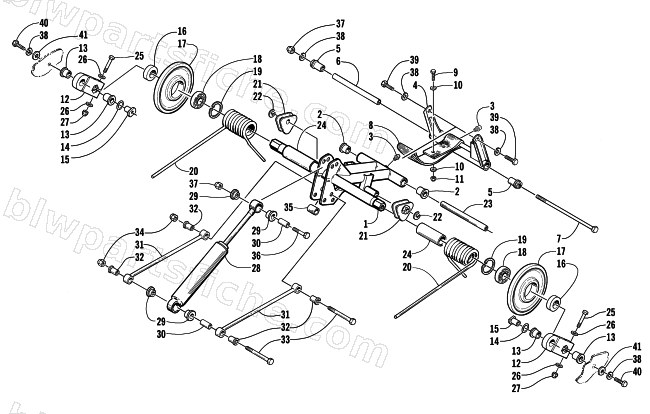 REAR SUSPENSION REAR ARM ASSEMBLY diagram