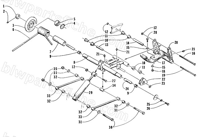 REAR SUSPENSION - REAR ARM ASSEMBLY diagram