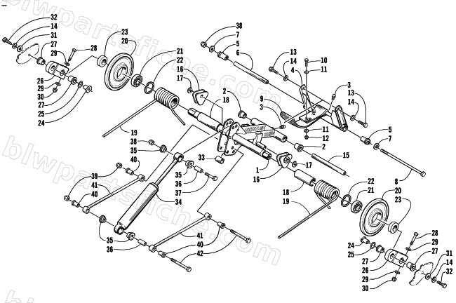 REAR SUSPENSION REAR ARM ASSEMBLY diagram