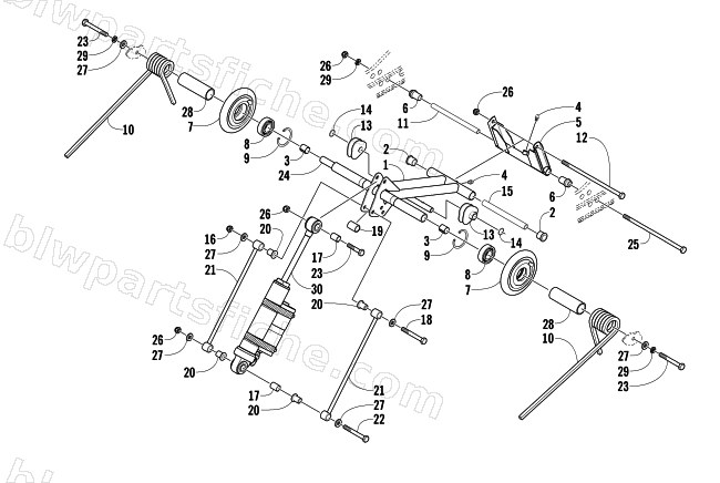 REAR SUSPENSION REAR ARM ASSEMBLY diagram