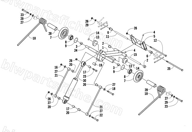 REAR SUSPENSION REAR ARM ASSEMBLY diagram