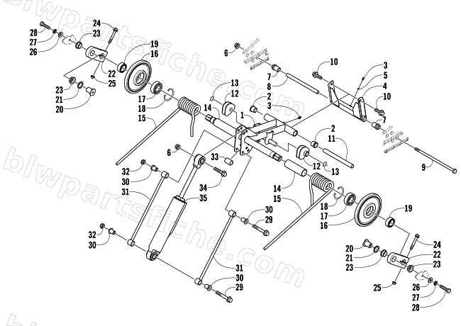 REAR SUSPENSION REAR ARM ASSEMBLY diagram