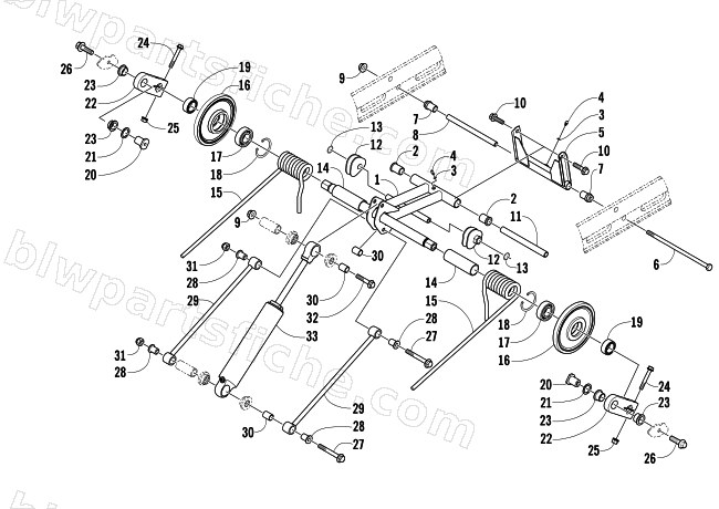 REAR SUSPENSION REAR ARM ASSEMBLY diagram