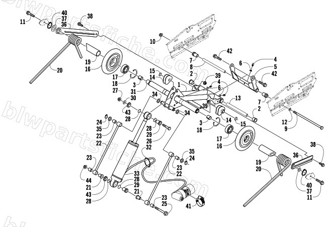 REAR SUSPENSION REAR ARM ASSEMBLY diagram
