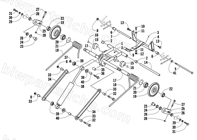 REAR SUSPENSION REAR ARM ASSEMBLY diagram
