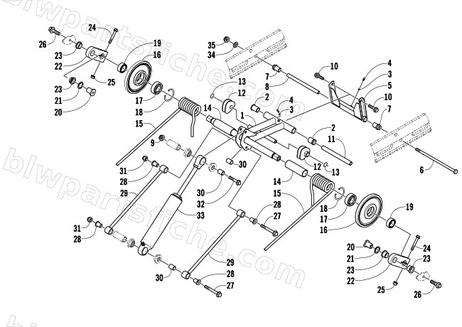REAR SUSPENSION REAR ARM ASSEMBLY diagram