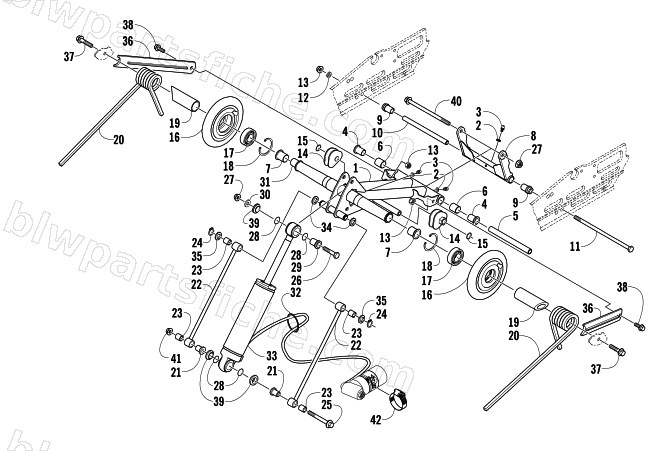 REAR SUSPENSION REAR ARM ASSEMBLY diagram