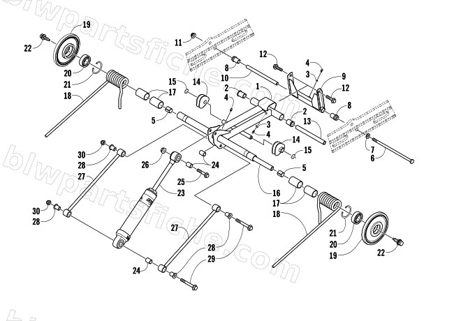 REAR SUSPENSION REAR ARM ASSEMBLY diagram