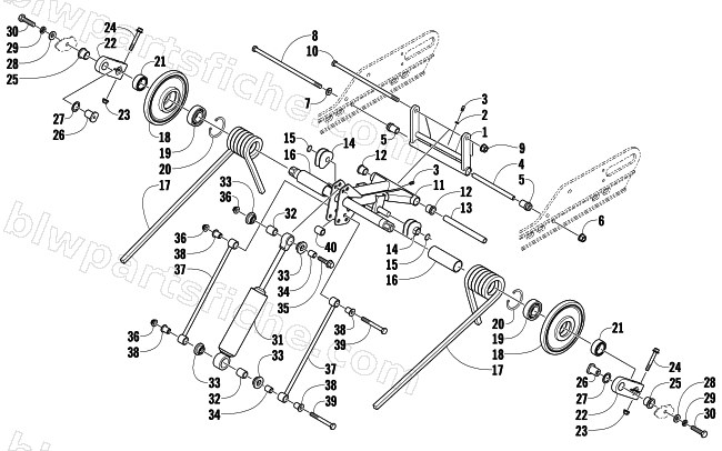 REAR SUSPENSION REAR ARM ASSEMBLY diagram